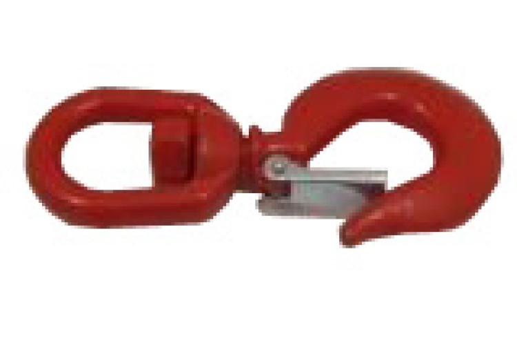 SWIVEL HOOK & PAWL (4 TONNE) WITH SAFETY CATCH