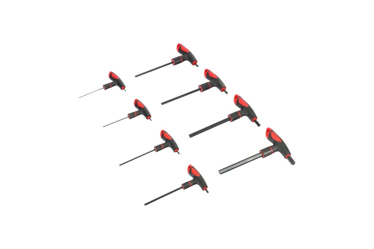 T-HANDLE HEX KEY SET (8 PCS)