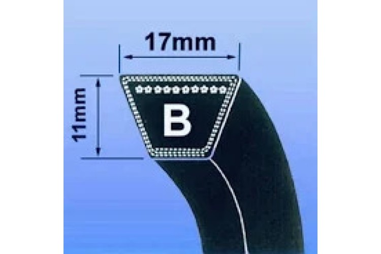 V-BELT CLASSIC (B-SECTION 11 X 17MM) (B1460)
