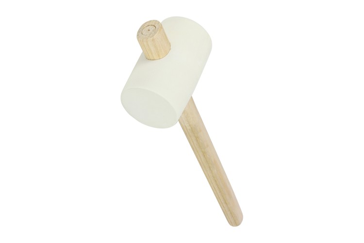 WHITE RUBBER MALLET 16OZ